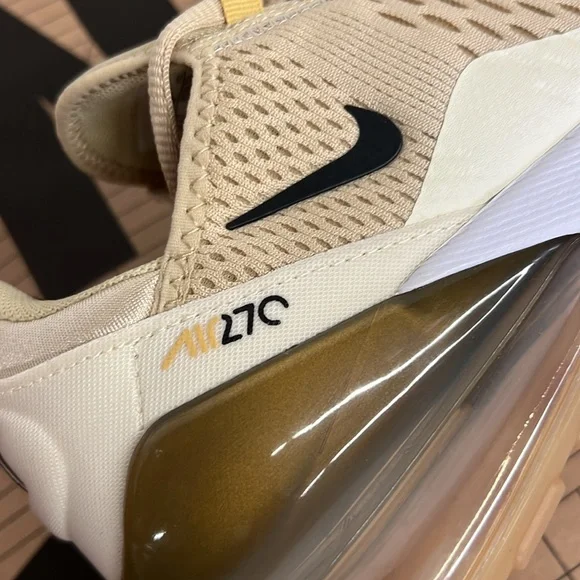NWOB- Nike Air Max 270 GOLD - Picture 6 of 10